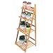 Zapato de plegamiento de Madera en Rack Puesto de Flores, 50 cm de Ancho, Adecuado for la Sala de Estar, Dormitorio, Balcón Ailin Home (Size : 4-Tier)