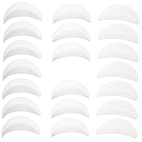 Healeved 20pcs Lash Perm Gaskets Replacement Pads for Curler Silicone Eyelash Curler Pads