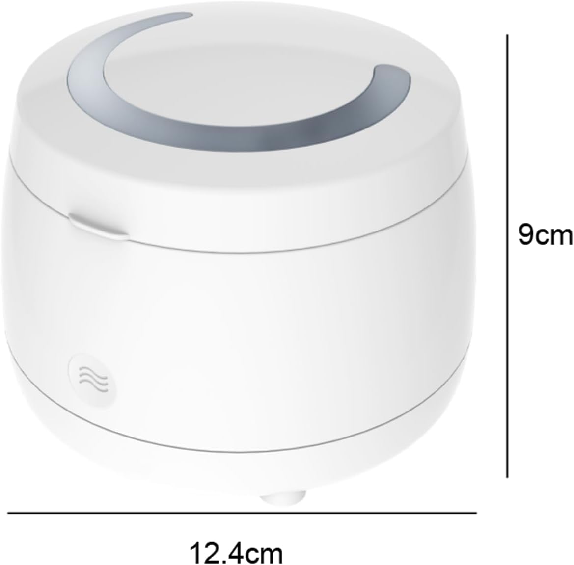 Limpiador ultrasónico para retenedores, protectores bucales, cabezales de cepillo de dientes, limpieza profunda de 3 minutos con un solo toque
