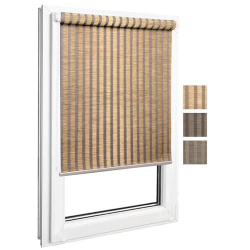 Home-Vision Bali Kollektion Nach Maß Klemmfix Rollo BohoRollo für Fenster