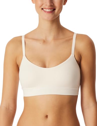 Schiesser bustier pour femme brassière en coton souple coussinets amovibles