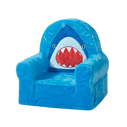 Heritage Kids Figural Foam Chair Shark, Ages 3+, Blue