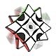 ROXENDA 1x3x3 Fidget Spinner Zauberwürfe ,Cube und Spinner in Einem mit optimierten perfekt zum Stressabbau für Kinder(Schwarz )
