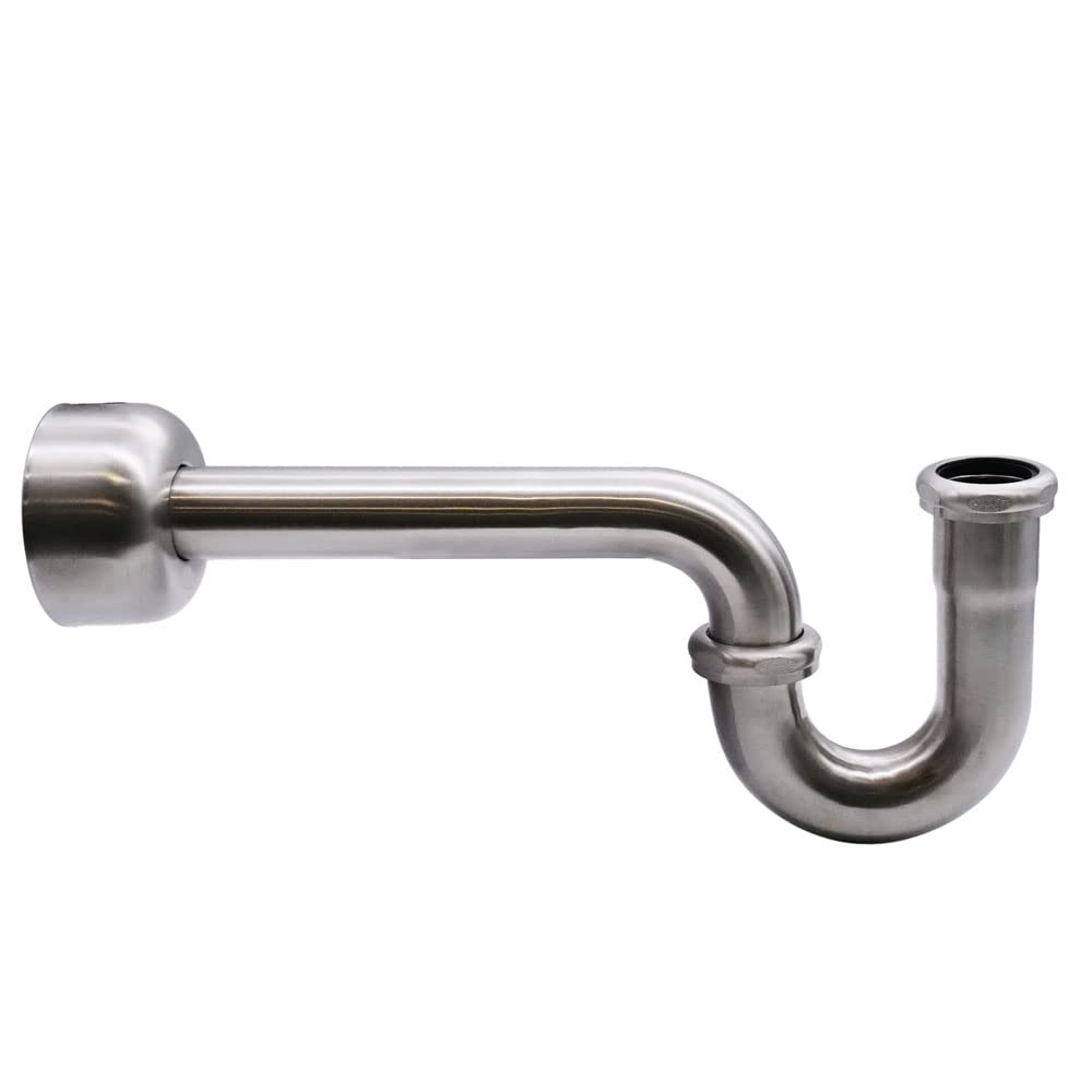 Westbrass D1838L-07-Kit de lavabo con asas en cruz, níquel satinado, D1838L-07