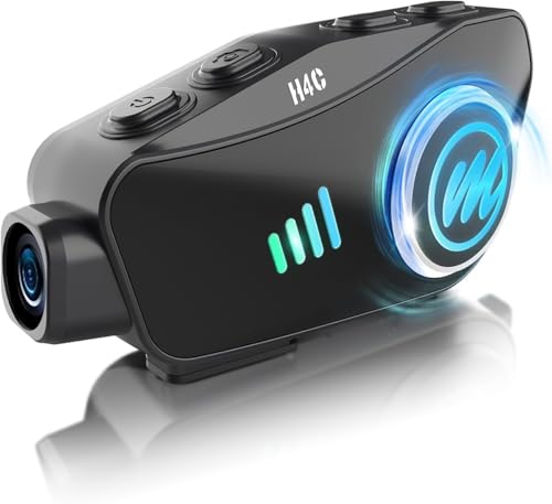 Motorcycle Helmet Headset Camera, Moman H4C 【1080P