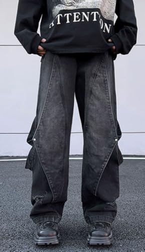 Jeans for Women Wide Leg Mid Rise Stretchy Vintage Loose Denim Ankle Pants Y2k Baggy Boyfriend Jeans2