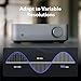 WiiM Vibelink Amp | 100W Power Amplifier with Premium ESS 9039Q2M DAC and TI TPA3255 | Compatible with WiiM Mini, Pro, Pro Plus, and Ultra | RCA, Coax, and Optical Inputs | Space Gray