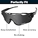 Fiskr Lenses Replacement for Oakley Batwolf Black