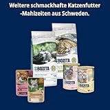 Bozita Tetra Probierpaket in Sauce mit viel Huhn, Saibling & mit viel Huhn & Rind in Gelee - 4+2-6x370g Getreide- & zuckerfreies Futter für sterilisierte Katzen, mit 7,5% Protein und 5% Fettgehalt