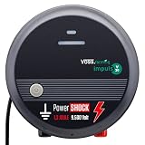 VOSS.farming 230V Weidezaungerät Impuls V30, 9.500V schlagstarkes Elektrozaungerät für Weidezäune