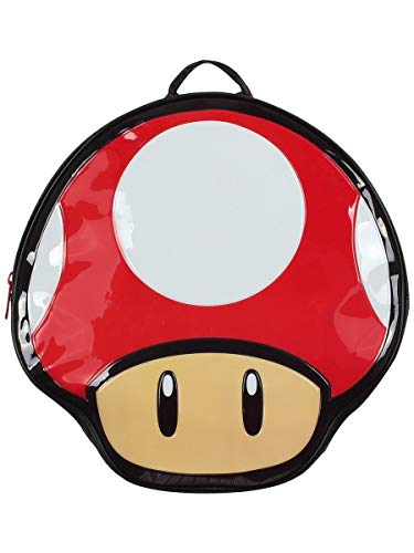 Bioworld Nintendo Super Mario Bros. Mochila con forma de seta  multicolor  Bp990401Ntn