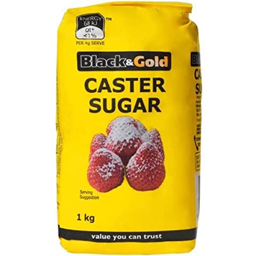 Black & Gold Caster Sugar 1kg x 6