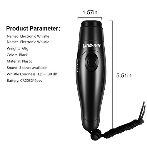 image for KDRose Electronic Whistle - Handheld 3 Distinct High Volume Loudest El
