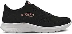 Tênis Esportivo Feminino Ultraleve 130G Preto Rose Copper Olympikus 749