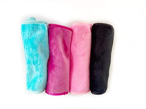 La Bella Rose Boutique Makeup Remover Cloth Microfiber Cleaning Cloth (Set of 4 Towels)