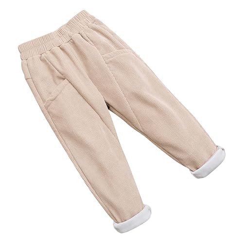 Moonker Toddler Girls Cotton Sweatpants Loose Elastic Waist Athletic Jogging Trousers Winter Warm Comfy 6t