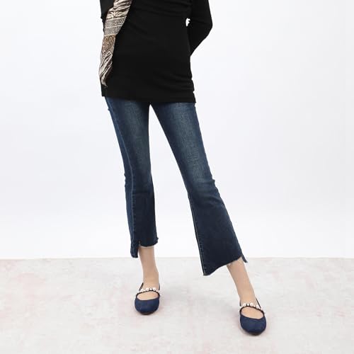 FOGEENA Mary Jane Shoes for Women Ballet Flats with Round Closed Toe Comfortable Casual Elegant Slip on Flats Shoes Work Party Shopping Dressy Shoes4