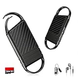 64GB Digitales Diktiergerät mit KI-Rauschunterdrückung, 1536kbps Audio Aufnahmegerät, 4800Hr Speicher Voice Recorder, Sprachaktiviert & Aufhängbar für Interviews, Vorträge, Vorlesung