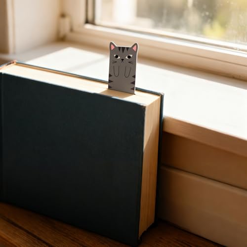 8 Stück Magnetische Lesezeichen - Cartoon Design, Buchseitenhalter für Schüler, Perfekt für Buchliebhaber, Geeignet für Männer und Frauen, Ideal für Schule, Zuhause und Büro