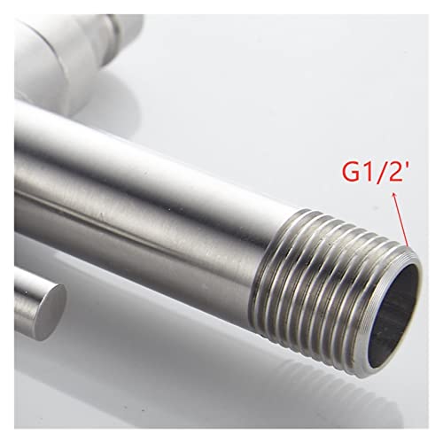 Robinet Machine à Laver Acier Inoxydable 304 Double Sortie G1/2 Pouce - 7