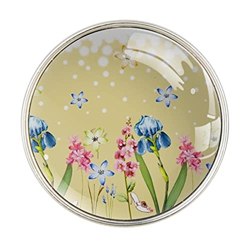 2Pcs Yellow Snowflakes And Flowers Car Aromatherapy Essential Oil Diffuser Locket Magnetic Closure Locket With Vent Clip 4 Refill Pads #TOP1