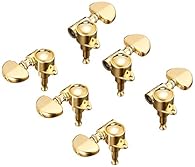 Original Rotomatic machine head 3 left and 3 right Gear multipliing: 18:1 Gold Plated Finish