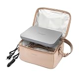 Bentgo Heat - Electric Lunch Bag & Food Warmer for Reheating Meals in Car, at Work & More - Heated Lunch Box Warmer for Adults, Students & Shift Workers, 12V/24V Auto & 120V Wall Cords (Sand)