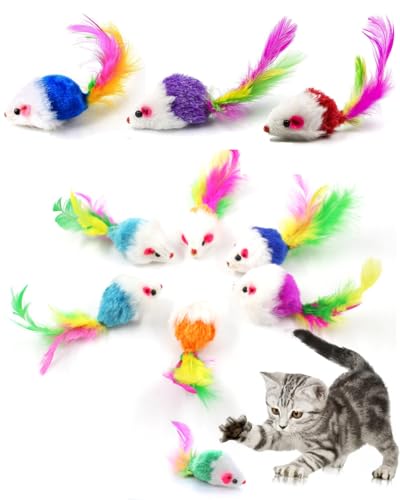 Ratones para Gatos de Colores Marca JEXOWIQ