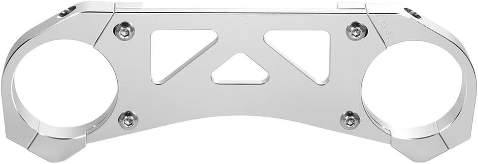 LANBAO Front Fork Stabilizer Brace Silver For Kawasaki XV400 1991 1992 1993 1994 XV535 1995 1996 1997 1998 1999 2000 2001 2002 2003 Fork Holder