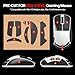 Pulsar Gaming Gears SUPERGRIP Griptape Set for Xlite v3, ES v3 Medium Sweat Absorbing High Performance Anti Slip 3M Adhesive no Residue Mouse Grip Tape Ultra-Thin 0.5mm (0.02in)