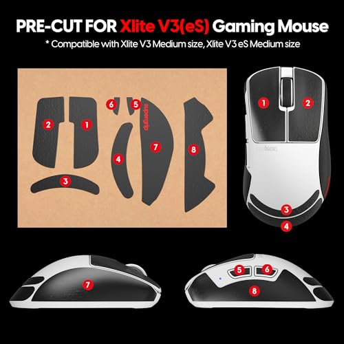 Image of Pulsar Gaming Gears Supergrip Mouse Grip Tape for Xlite v3, Medium