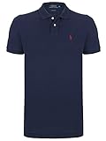 Kragenform: Polo Ralph Lauren, Herren Poloshirt, Farbe: Navy, Small Pony (M)