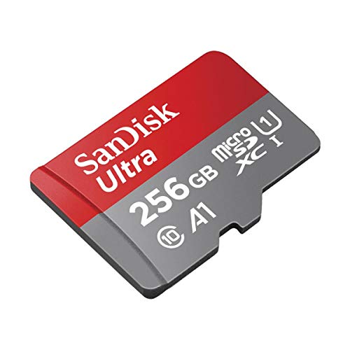 Image of [Older Version] SanDisk 256GB Ultra microSDXC UHS-I Memory Card with Adapter - 120MB /s, C10, U1, Full HD, A1, Micro SD Card - SDSQUA4-256G-GN6MA | Up to 120MB per S Read, UHS-I Class 10, A1 App Performance, Full HD Compatible