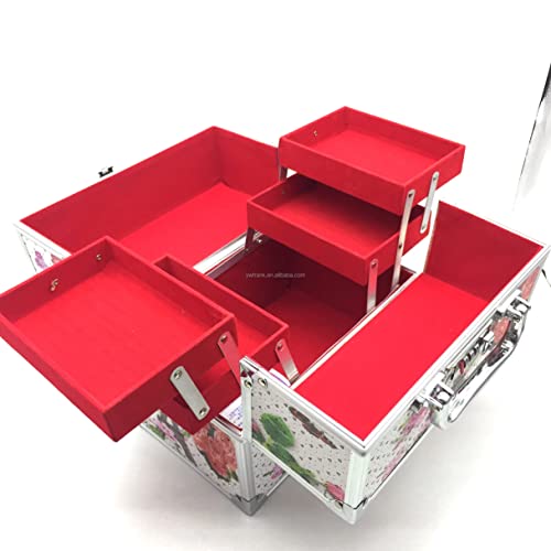 Image of Adson Professional Beauty Make Up Cosmetic Vanity Box /Case (White)