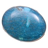 Bague ovale en cristal : cette bague avec pierre de naissance présente un ovale exagéré, ce qui en fait un accessoire époustouflant et accrocheur. Les veines de chaque pierre naturelle sont uniques, vous garantissant ainsi de recevoir une pièce unique