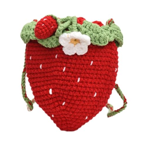 Strawberry Shoulder Bag Simple Lightweight Women Crossbody Bag for Work Birthday2