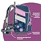 Step by Step Schulranzen-Set SPACE „Mermaid Delia“ 5-teilig, blau-rosa, Meerjungfrau-Design, ergonomischer Tornister mit Reflektoren, höhenverstellbar mit Hüftgurt für Mädchen ab der 1. Klasse, 20L