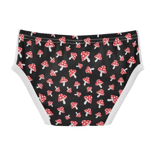 Boys' Exclusive Briefs Toddler Underwear 95% Combed Cotton Boxerbriefs 2T Mushroom Pattern 692