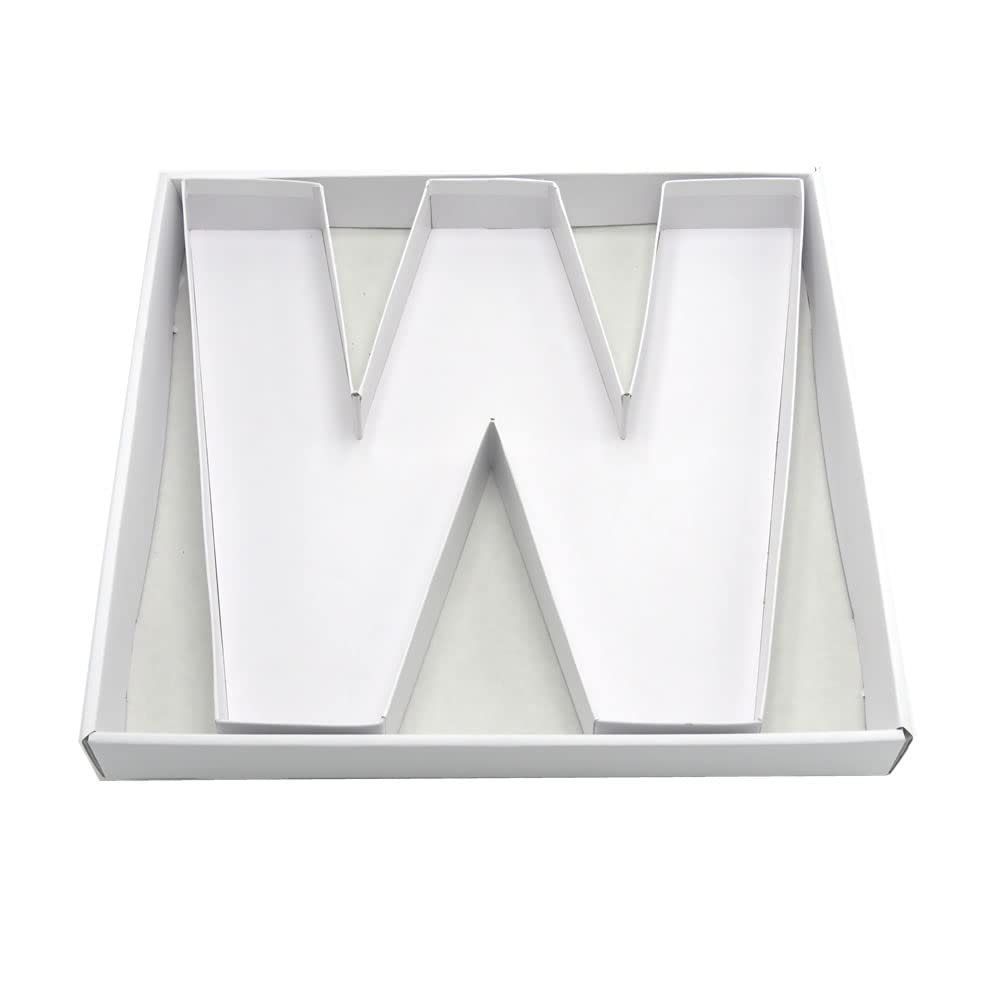 12" Fillable Cardboard Letter Charcuterie Gift Cupcake Box With Cover Sweets Packaging (W)