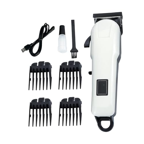 Máquina de Cortar Pelo para Hombres,Recortadora Eléctrica Para Cabello Masculino - Recargable Sin Cable Silencioso Portátil Ergonómico para Estilismo Higiene Viaje Casa