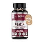 The Intelligent Health CoQ10 Supplement, Fermented Coenzyme Q10 Ubiquinone for Women & Men, Easy to Swallow 300mg 90 Vegetarian Softgels