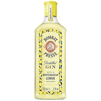 Bombay Citron Pressé: Ginebra Premium con Infusión Natural de Limón Mediterráneo