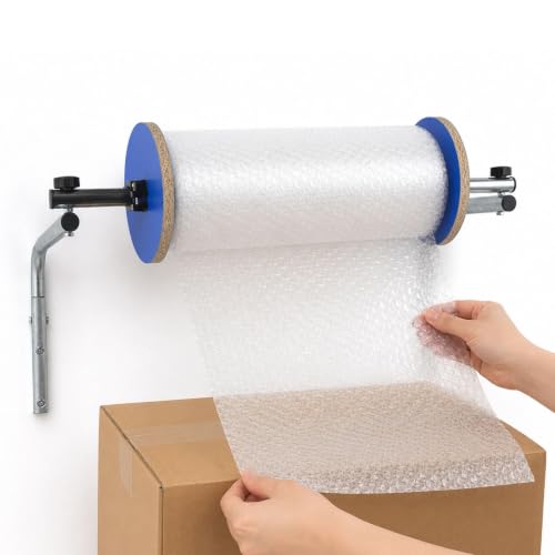 Dispensador de rollos de espuma con reemplazo sin herramientas para envíos 2