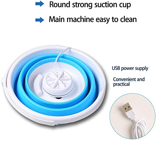 Mini machine à laver pliante pour laver son linge sans laverie - 3