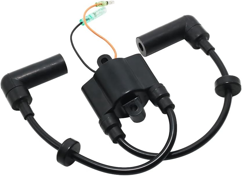 Ignition Coil Compatible with OEM: 65W-85570-00 65W-85570-01, for Yamaha 20HP F25 ES/LR 1998-2005, for Yamaha 25HP FT25B E(H/D/T) L/X 2000-2009, 45HP F45A 1999