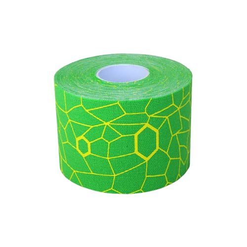Theraband Tape Electric Green/Yellow, Pack of 1