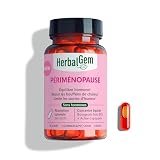 HERBALGEM - GEMMOCAPS Perimenopause - Complément Sans Hormones - Contrôle les Bouffées de Chaleur Et Réduit Les Sauts D'Humeur - 30 Capsules