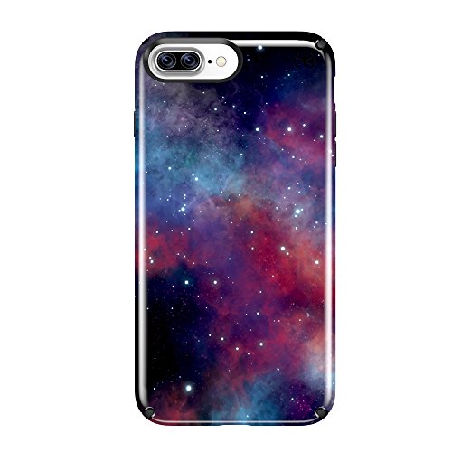 Speck Products Presidio Inked Cell Phone Case for iPhone 7 Plus- Milky Way Black Glossy/Black