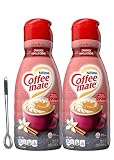 Coffee Mate Cinnamon Vanilla Creamer Bundle. Includes Two (2) 32 fl oz bottle of Coffee Mate Cinnamo
