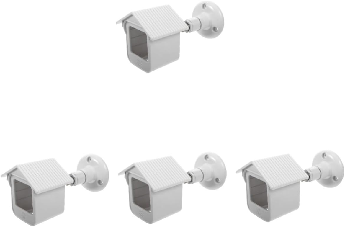 GALPADA 4sets Camera Rain Cover Outdoor Protector for Cam Design Prevents Moisture Buildup Extends Camera Lifespan Easy to Clean for Outdoor Use